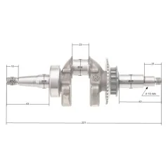 Wał korbowy CEDRUS stopa ST01