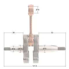 Wał korbowy Cedrus urządzenie wielofunkcyjne CEDUW520 CEDWK520X