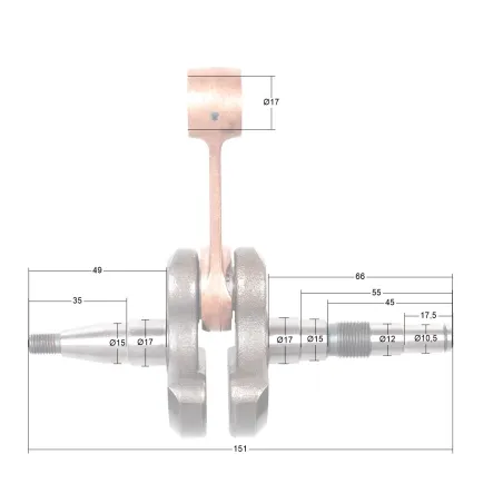 Wał korbowy Cedrus przecinarka spalinowa CEDPC400-94