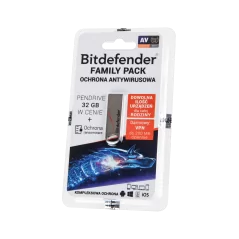 Bitdefender Family Pack na 1 rok + pendrive 32GB