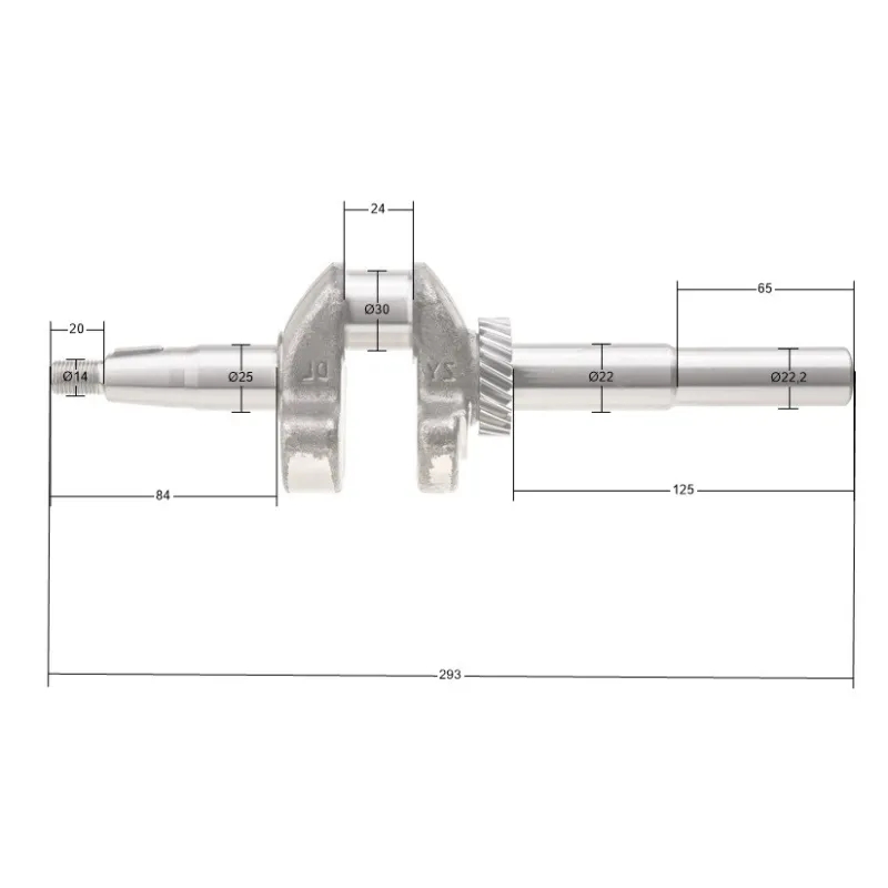 Wał korbowy Cedrus silnik Y196V
