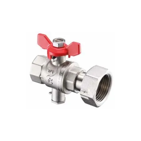 Zawór kulowy niklowany GW 3/4" X GN 1"