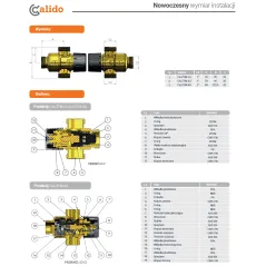 Zawór termostatyczny mieszający trójdrogowy KV 4,8 – Calido