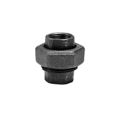Śrubunek czarny 6/4" GW-GW Duro z uszczelką – element do rur