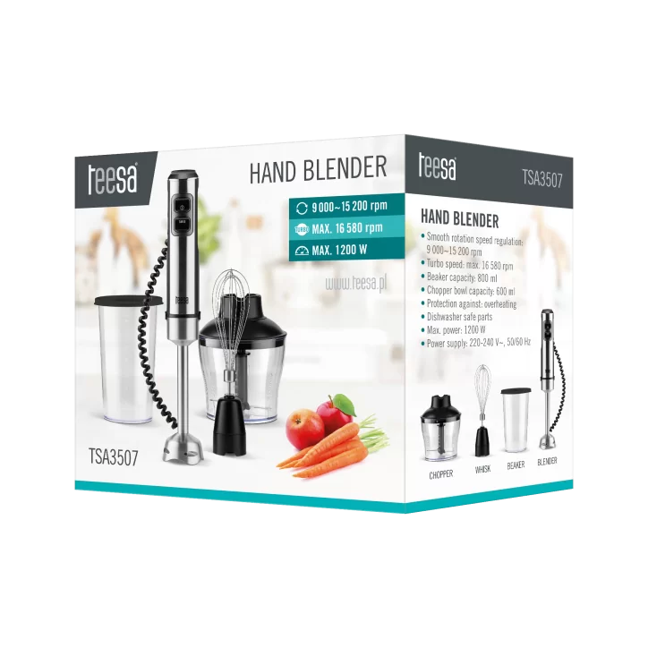 Blender ręczny zestaw 1200W