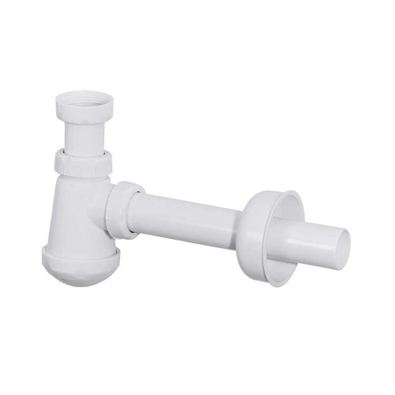 Półsyfon umywalka-bidet 1 1/4"x32, idealny do łazienek i bidetów. Wykonany z wysokiej jakości materiałów, zapewnia skuteczne odprowadzanie wody i elegancki wygląd instalacji.