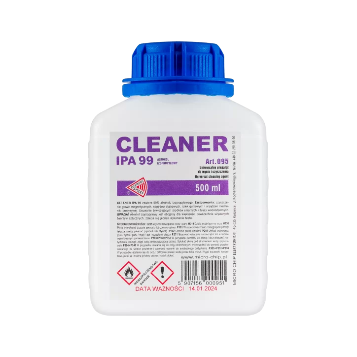 Cleanser IPA 99 500 ml MICROCHIP ART.095