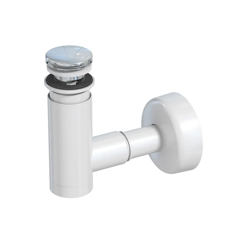 SYFON UMYWALKOWY BUTELKOWY 32/40 MM (ZAMKNIĘCIE KLIK-KLAK CHROM, RURA ODPŁYWOWA I ROZETA) SYFON UMYWALKOWY BUTELKOWY 32/40 MM (ZAMKNIĘCIE KLIK-KLAK CHROM, RURA ODPŁYWOWA I ROZETA)