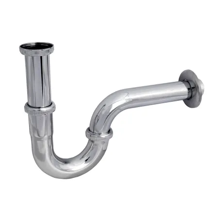 Półsyfon rurowy umywalkowy 1 1/4"x32 metalowy chromowany Crudo