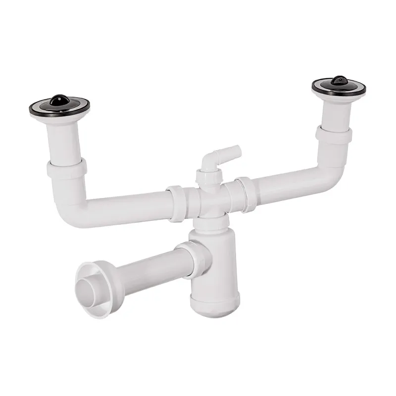 SYFON ZLEWOZMYWAKOWY 2KOM.1 1/2"x40, SITKA FI70, KORKI I PRZYŁĄCZE AGD