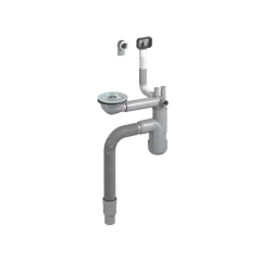 Syfon zlewozmywakowy butelkowy 40/50 z przyłączem Crudo