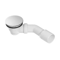 Odpływ brodzikowy Crudo pełny korek 60 mm pokrywa 90 mm 40/50