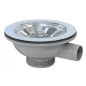 ZESTAW ODPŁYWOWY DO ZLEWOZMYWAKÓW, OTWÓR 90 MM, KIELICH 114 MM, PRZYŁĄCZE DO PRZELEWU ZESTAW ODPŁYWOWY DO ZLEWOZMYWAKÓW, OTWÓR 90 MM, KIELICH 114 MM, PRZYŁĄCZE DO PRZELEWU