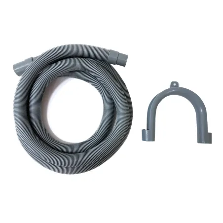 Wąż pralkowy odpływowy z wieszakiem PCV 250 cm Crudo