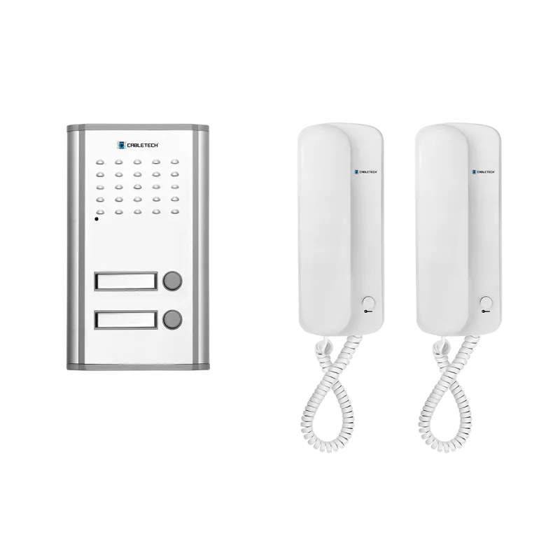 Domofon z dwoma słuchawkami Domofon z dwoma słuchawkami