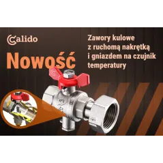 Zawór kulowy niklowany GW 1/2 X GN 3/4