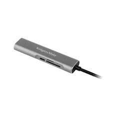Adapter (HUB) USB typu C na HDMI/USB3.0/SD/MicroSD/C port