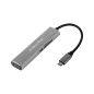 Adapter (HUB) USB typu C na HDMI/USB3.0/SD/MicroSD/C port