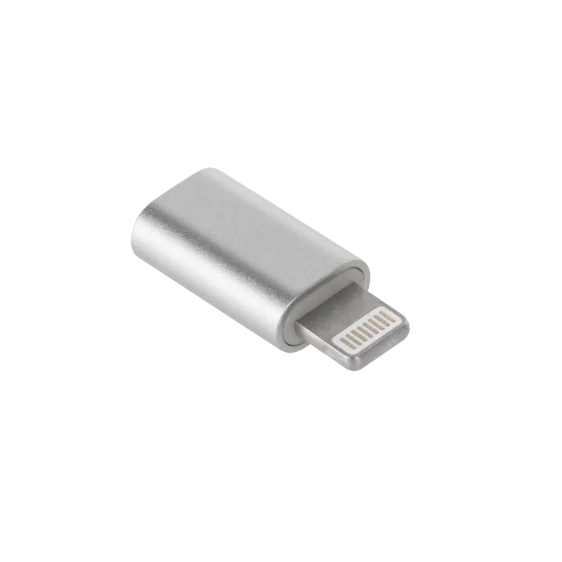 Adapter Przejściówka Micro USB - Apple Lightning M-Life biała