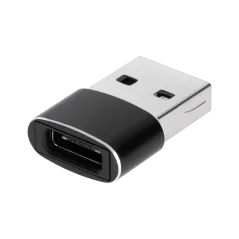 Adapter przejściówka USB - USB Typu C czarny