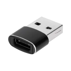 Adapter przejściówka USB - USB Typu C czarny