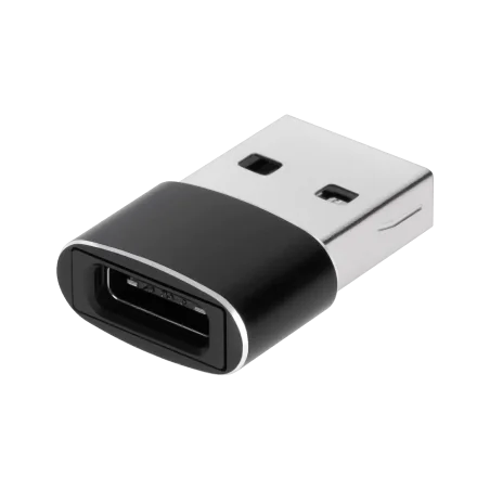 Adapter przejściówka USB - USB Typu C czarny