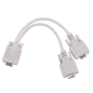 Adapter VGA (15pin męski) -2x (15pin żeński)
