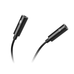 Adapter wt.Jack 3.5 4polowy-2xgniazdo Jack 3.5 stereo