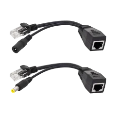 Adaptor PoE- zasilanie przez LAN dla AP, ROUTER czarny E4653