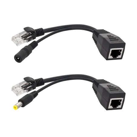 Adaptor PoE- zasilanie przez LAN dla AP, ROUTER czarny E4653