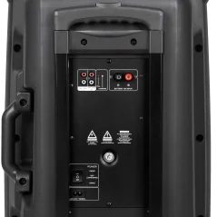 Aktywna kolumna głośnikowa (z 2 mikrofonami bezprzewodowymi UHF, SD, Bluetooth, FM, USB) 60 Watt