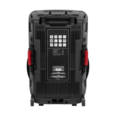 Aktywna kolumna głośnikowa (z 2 mikrofonami bezprzewodowymi UHF, SD, Bluetooth, FM, USB, LED) 60 Watt