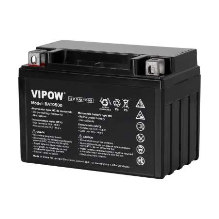 Akumulator VIPOW typ MC do motocykli 12V 9Ah