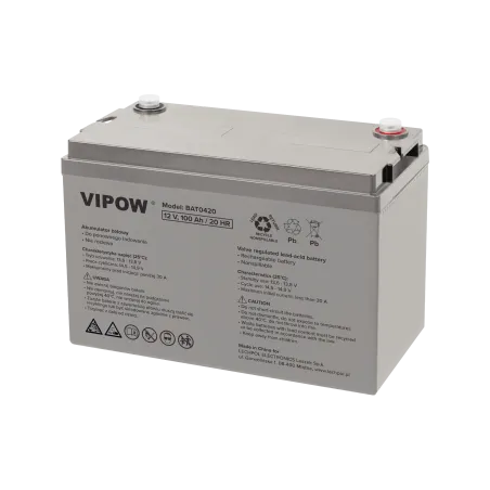 Akumulator żelowy 12V 100Ah Vipow