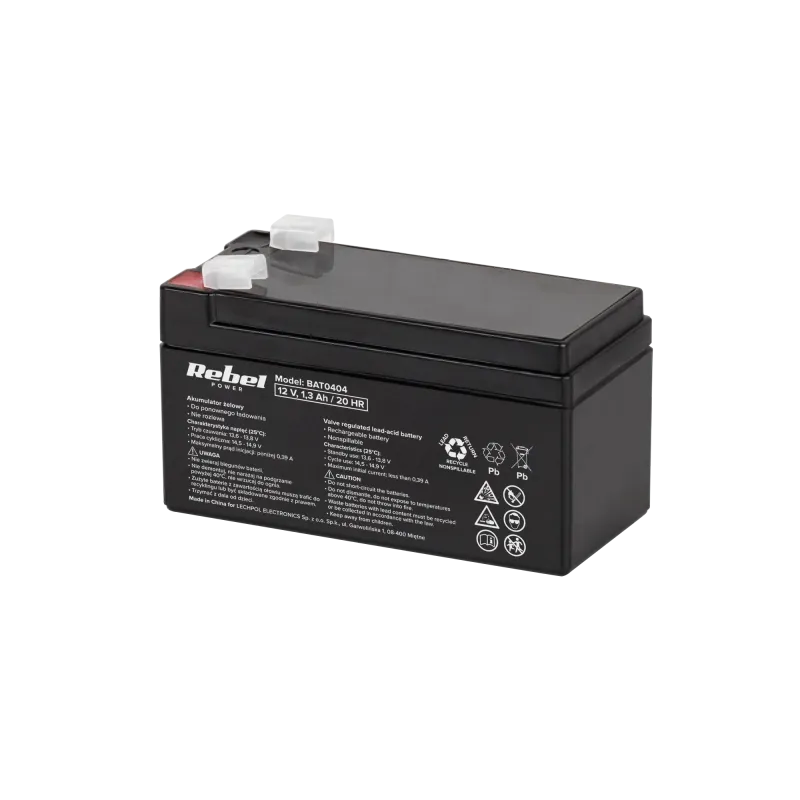 Akumulator żelowy Rebel 12V 1,3Ah