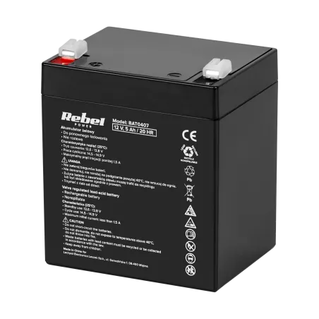Akumulator żelowy Rebel 12V 5Ah