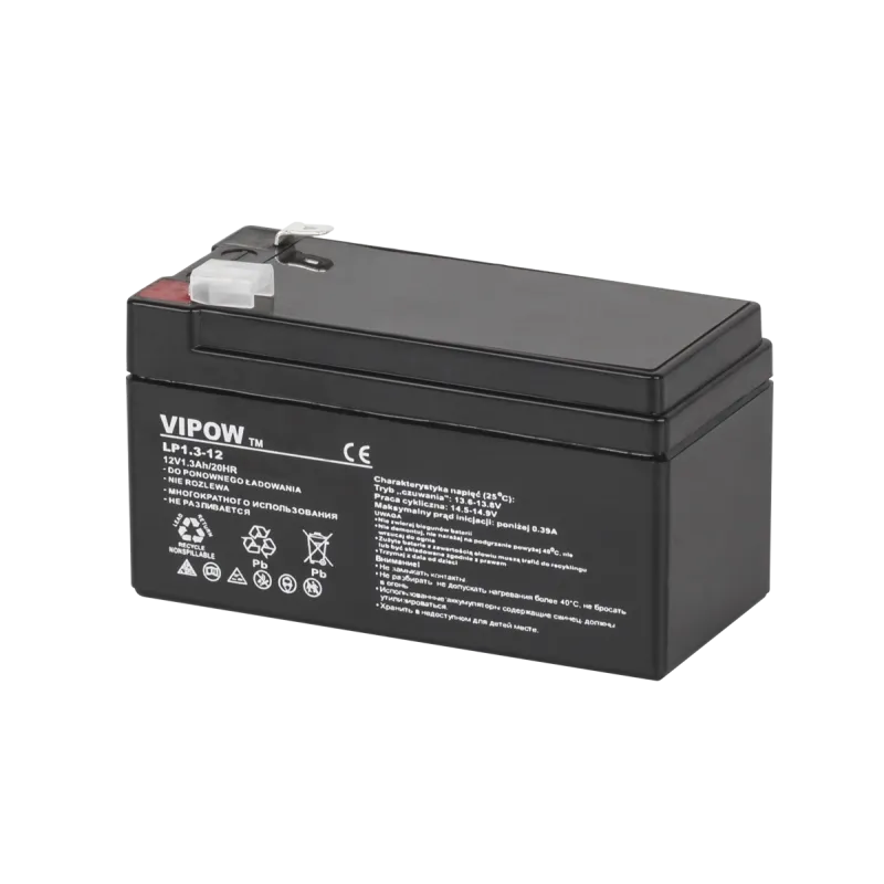 Akumulator żelowy VIPOW 12V 1.3Ah Akumulator żelowy VIPOW 12V 1.3Ah