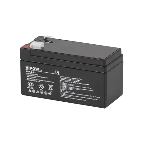 Akumulator żelowy VIPOW 12V 1.3Ah