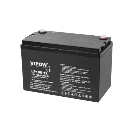 Akumulator żelowy VIPOW 12V 100Ah
