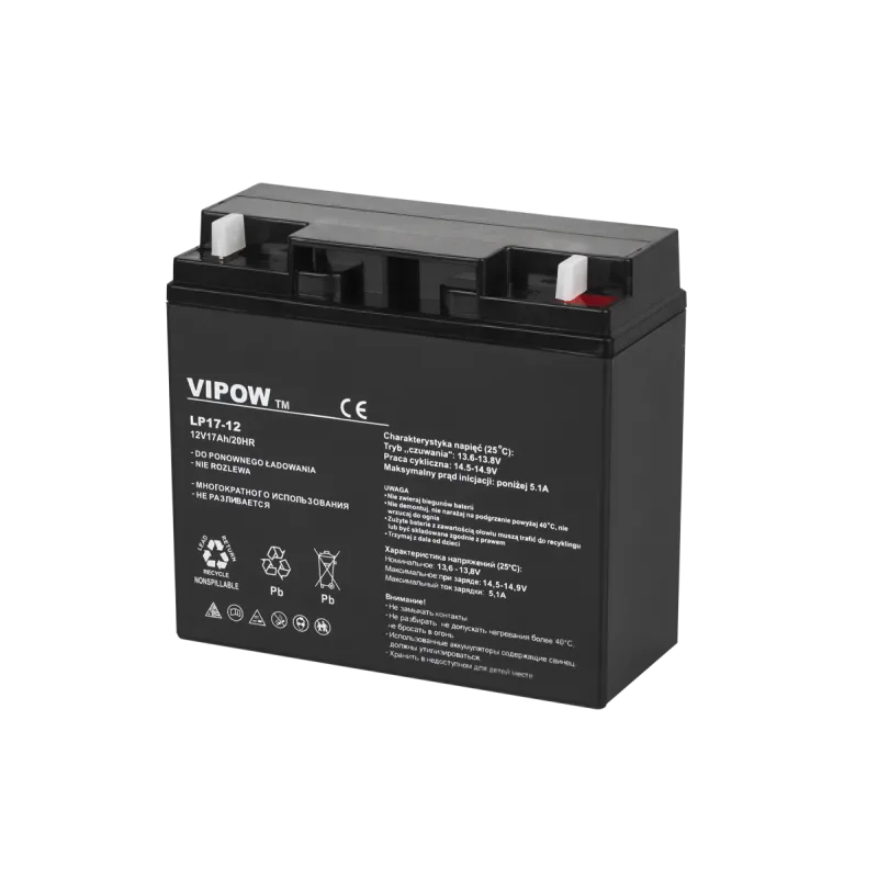 Akumulator żelowy VIPOW 12V 17.0Ah Akumulator żelowy VIPOW 12V 17.0Ah