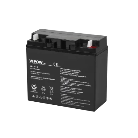 Akumulator żelowy VIPOW 12V 17.0Ah