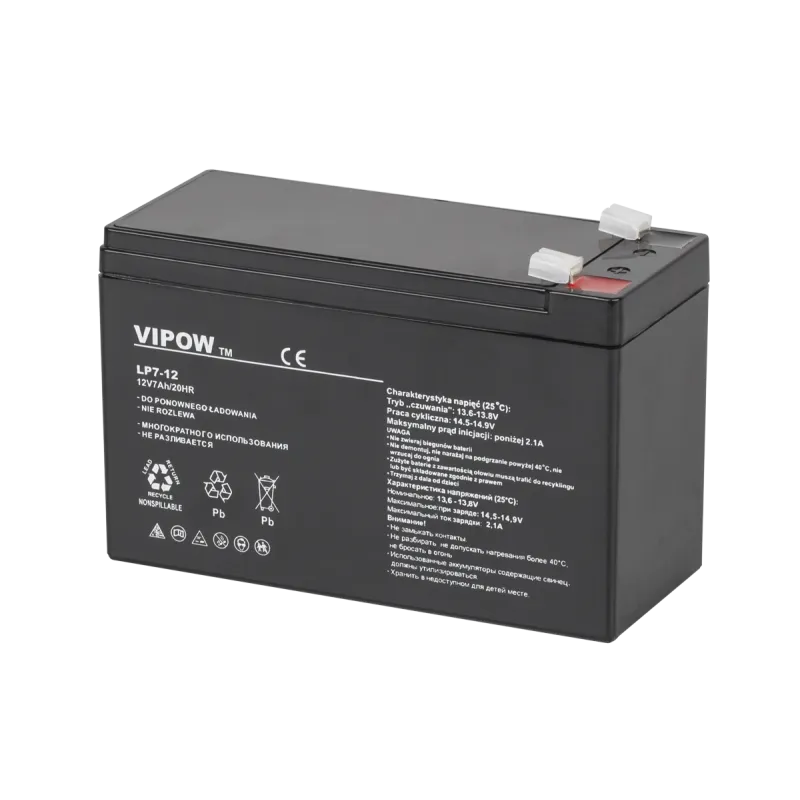 Akumulator żelowy VIPOW 12V 7.0Ah Akumulator żelowy VIPOW 12V 7.0Ah