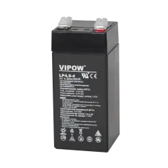 Akumulator żelowy VIPOW 4V 4,9Ah