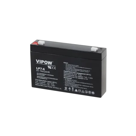 Akumulator żelowy VIPOW 6V 7Ah