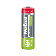 Akumulatorki REBEL HR6 2600 mAh Ni-MH 2szt/bl