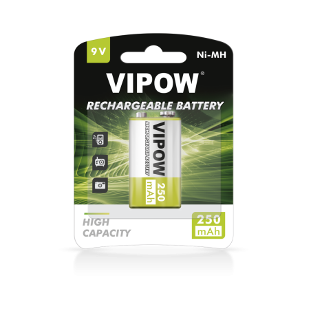 Akumulatorki VIPOW HF9 250 mAh Ni-MH 1sz/bl