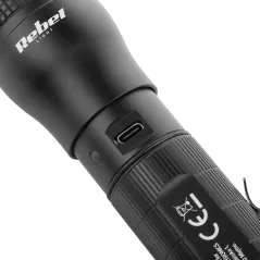 Akumulatorowa latarka ręczna Rebel - 800Lm