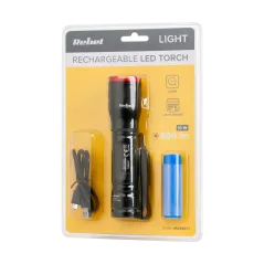Akumulatorowa latarka ręczna Rebel - 800Lm