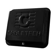 Antena DVB-T panel zew. 45dB czarna