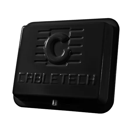 Antena DVB-T panel zew. 45dB czarna